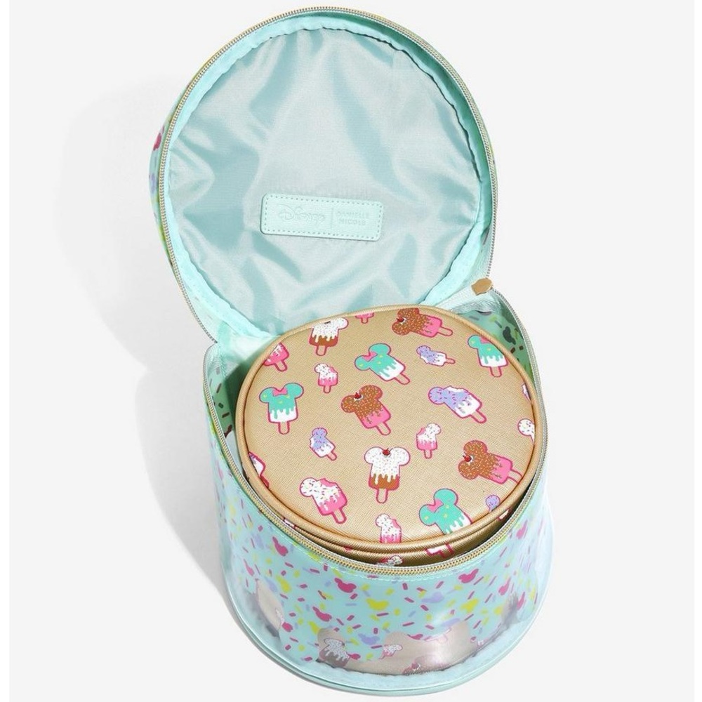 Danielle Nicole Disney Mickey Mouse Sundae Cosmetic Bag Set, NWT. - Picture 3 of 6